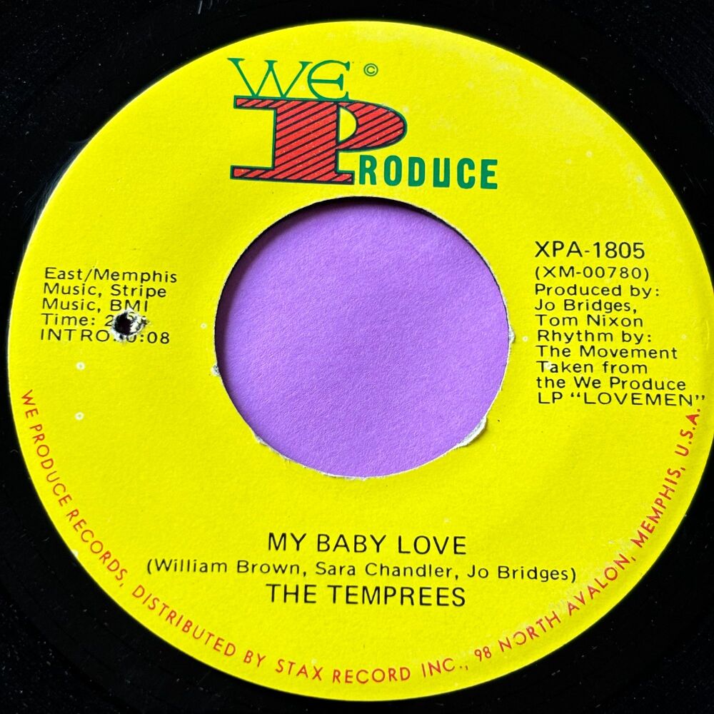 Temprees-My baby love-We Produce E