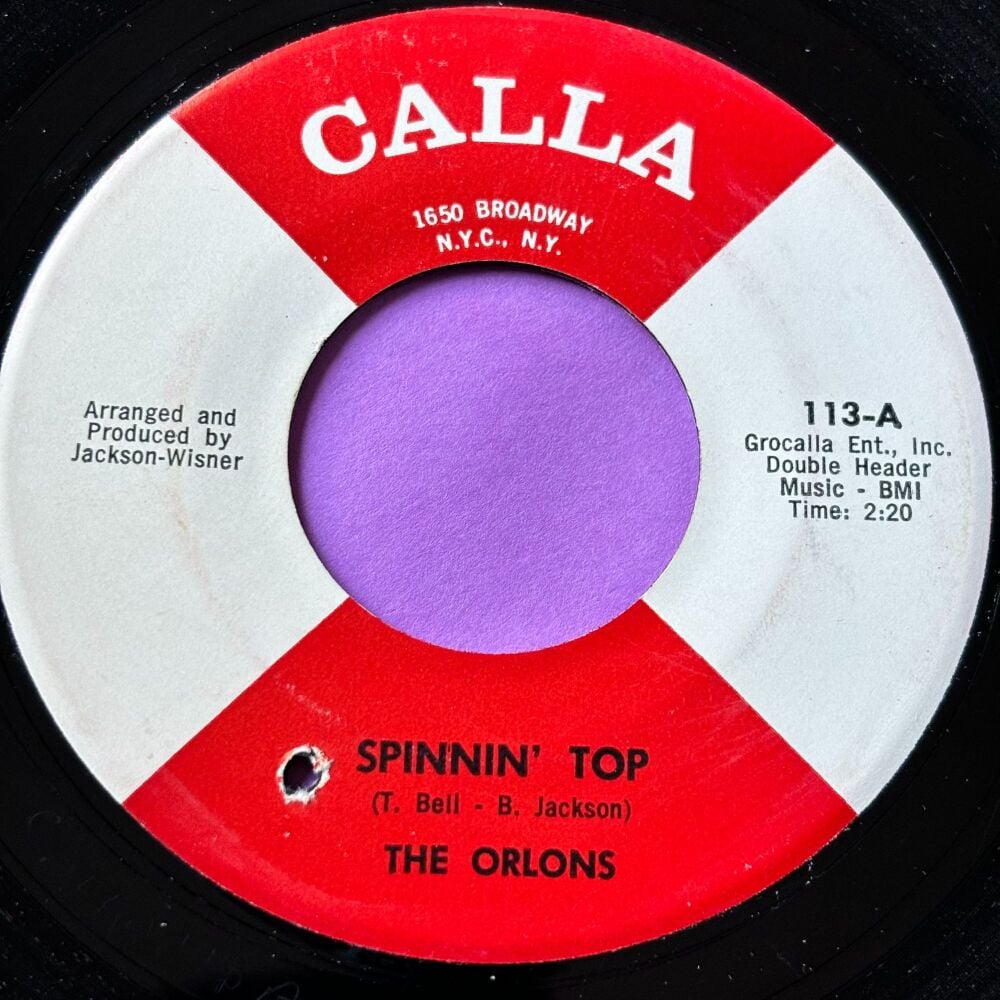 Orlons-Spinnin' top-Calla E