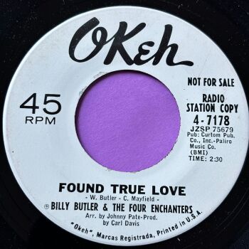 Billy Butler-I found true love-Okeh WD M-