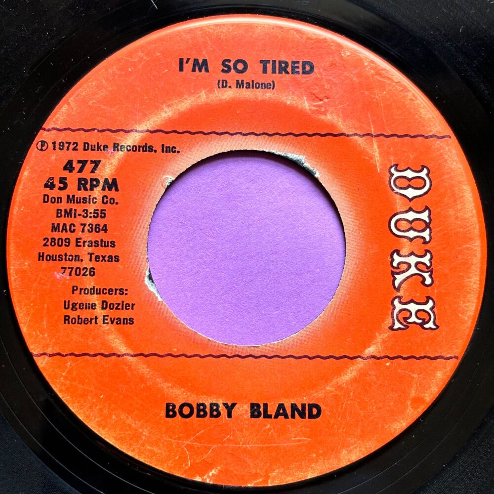Bobby Bland-I'm so tired-Duke vg+