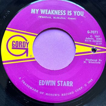Edwin Starr-My weakness is you-Gordy E+
