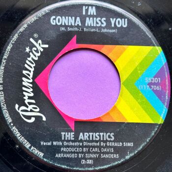 Artistics-I'm gonna miss you/ Hope we have-Brunswick E