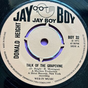 Donald Height-Talk of the grapevine-UK Jay Boy E+