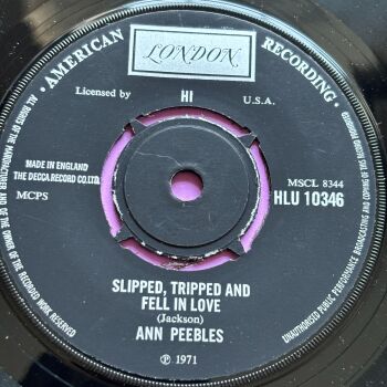 Ann Peebles-Slipped tripped and fell in love-UK London M-