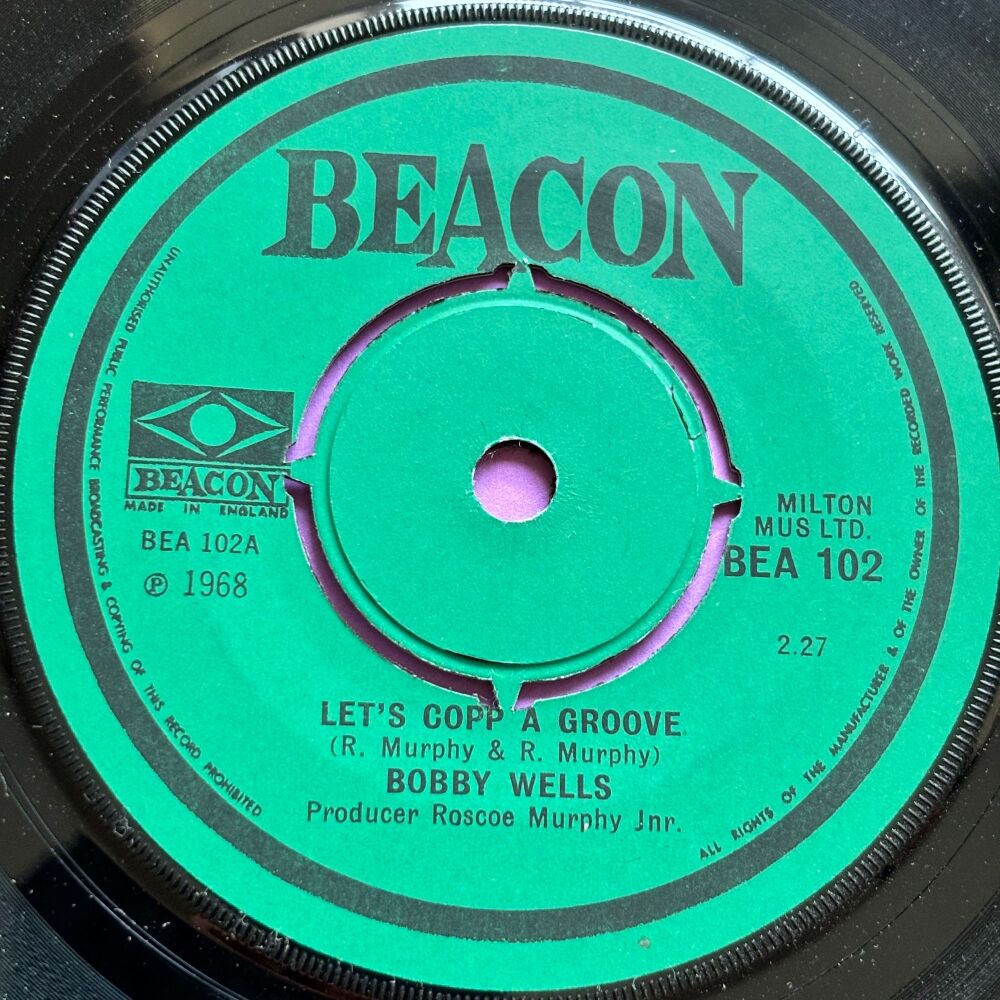 Bobby Wells-Let's cop a groove-UK Beacon M-