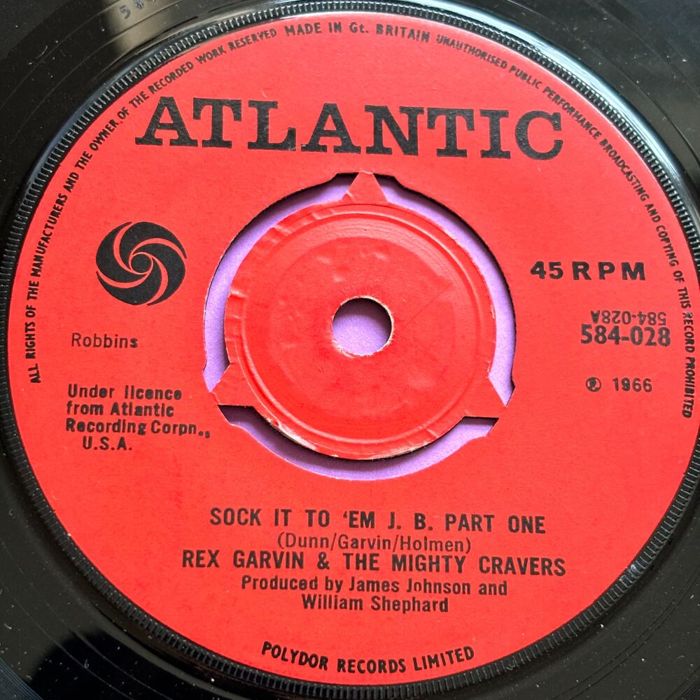 Rex Garvin-Sock it to 'em J.B-UK Atlantic E+