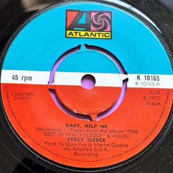 Percy Sledge-Baby help me-UK Atlantic M-
