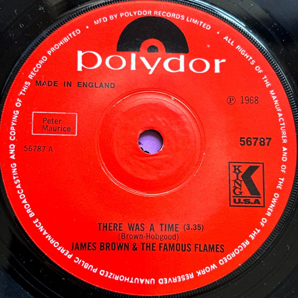 James Brown-There was a time-UK Polydor E+