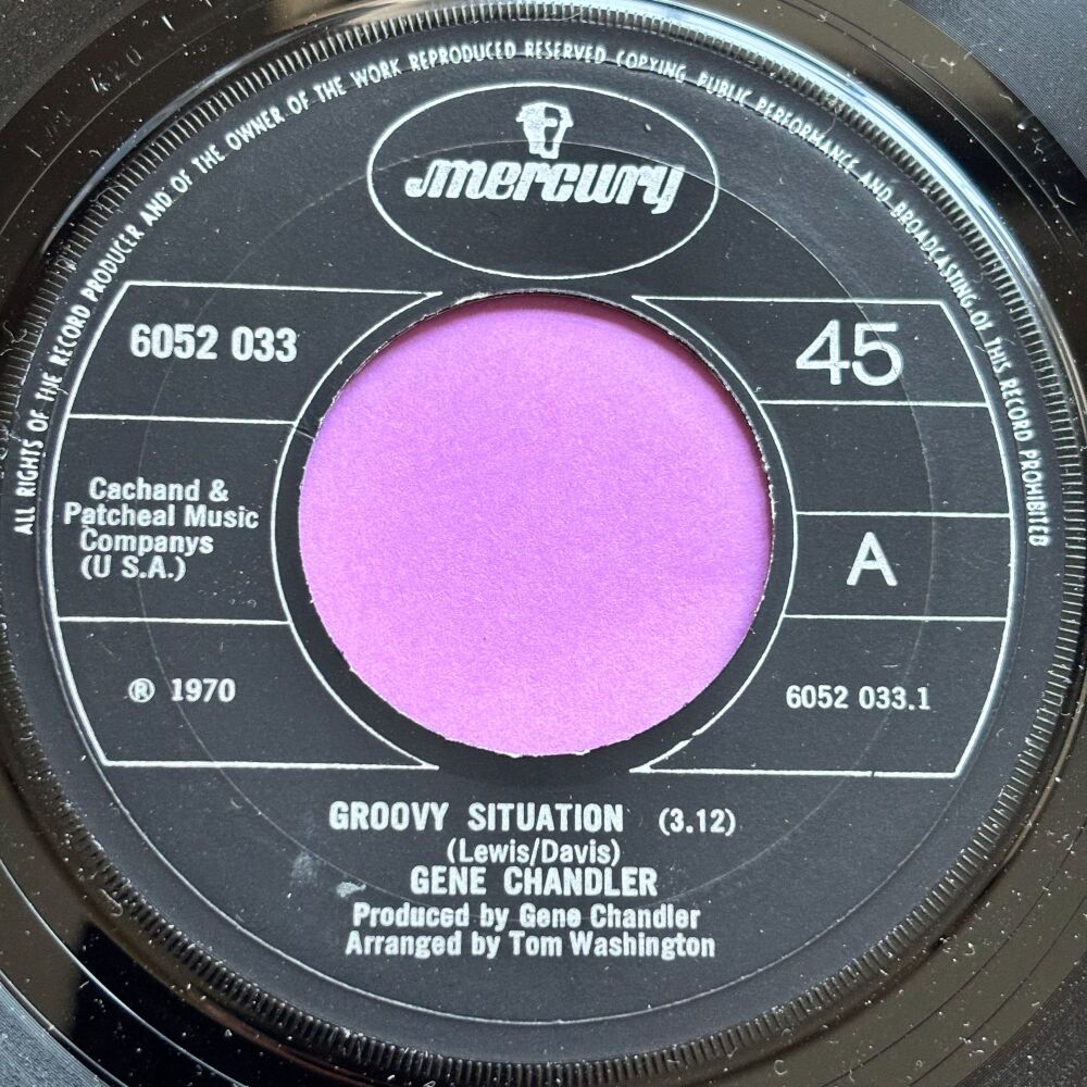 Gene Chandler-Groovy situation/ Not the marrying kind-E+ Mercury E+