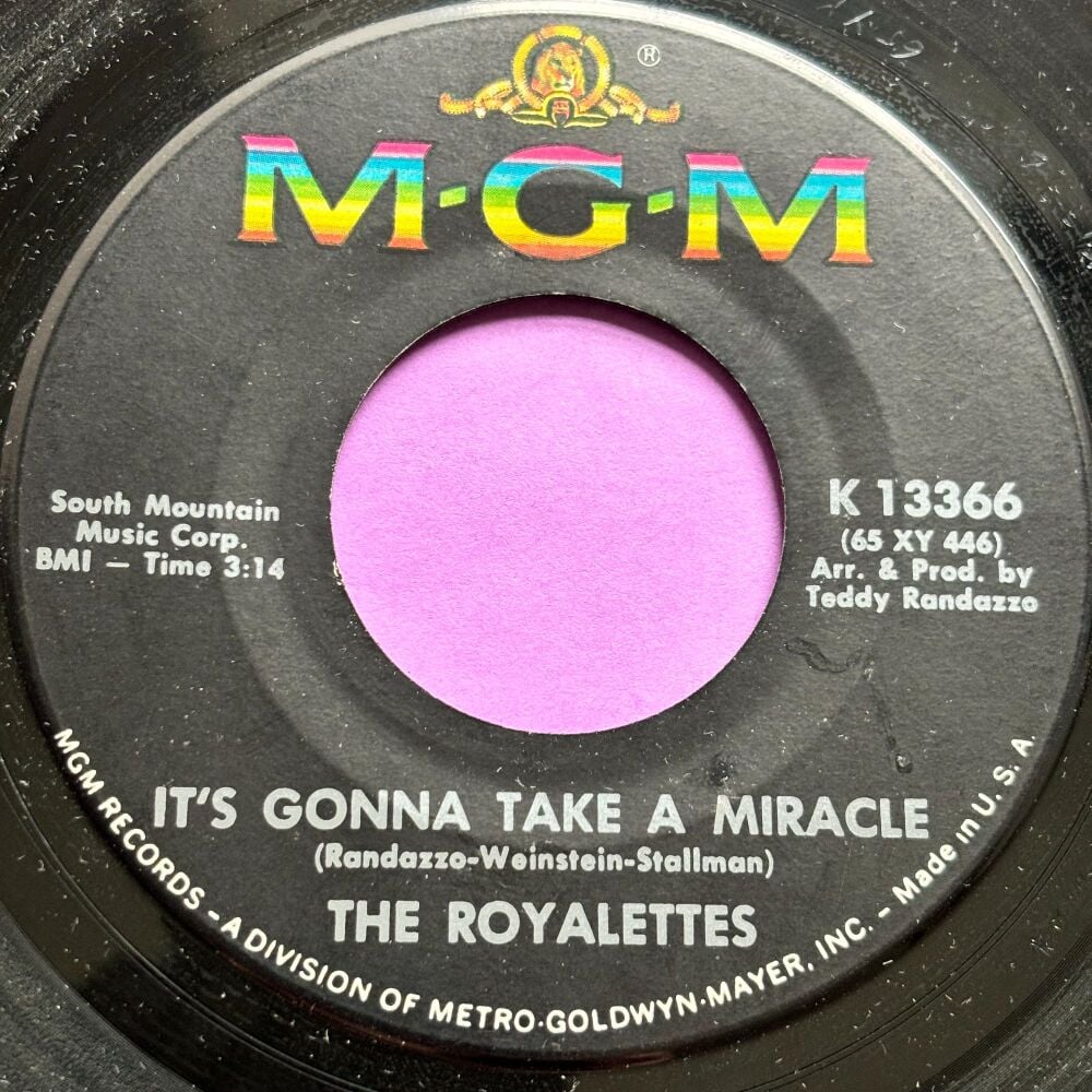 Royalettes-It's gonna take a miracle-MGM E+