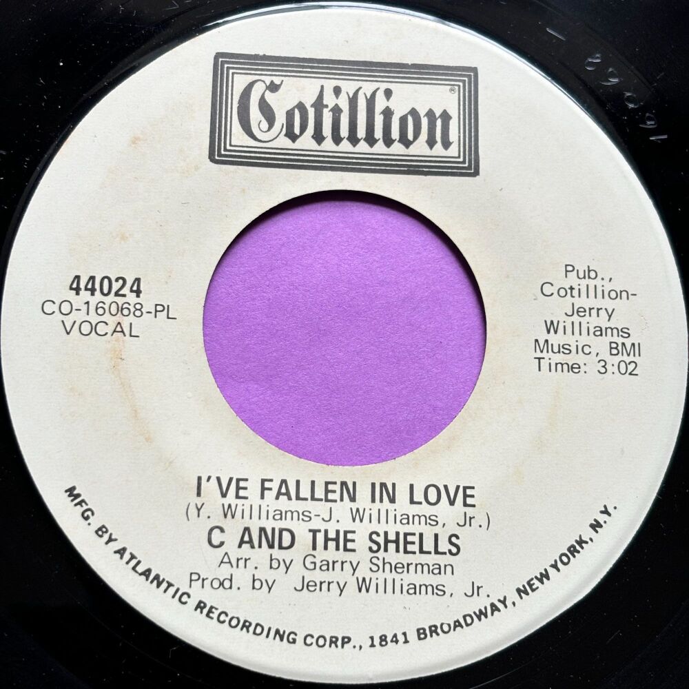 C and the Shells-I've fallen in love-Cotillion WD E+
