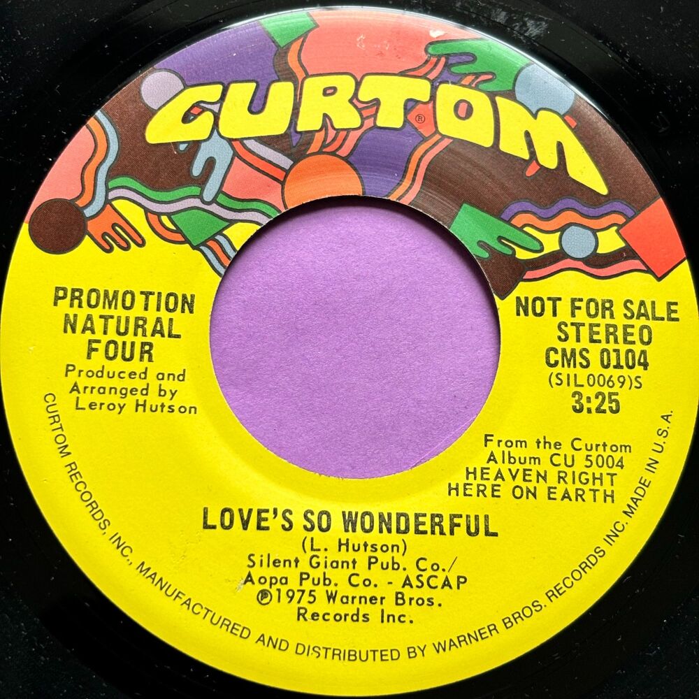 Natural Four-Love's so wonderful-Curtom E+