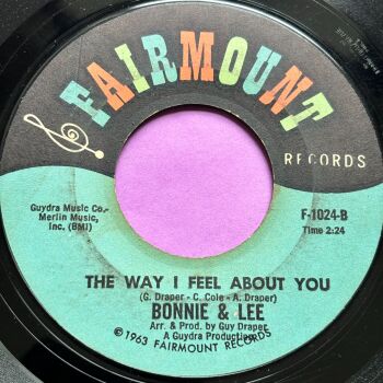 Bonnie & Lee-The way I feel about you-Fairmount vg+