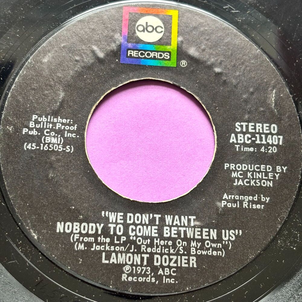 Lamont Dozier-We don't want nobody to come between us-ABC E+