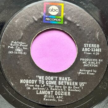 Lamont Dozier-We don't want nobody to come between us-ABC E+