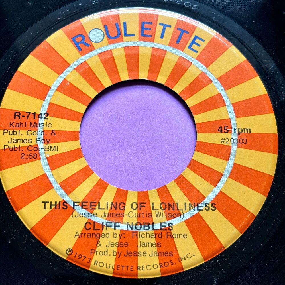Cliff Nobles-This feeling of loneliness-Roulette E+