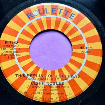 Cliff Nobles-This feeling of loneliness-Roulette E+