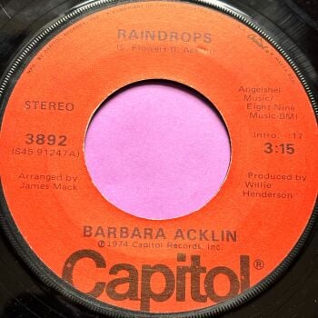 Barbara Acklin-Raindrops-Capitol E