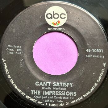 Impressions-Can't satisfy-ABC E+