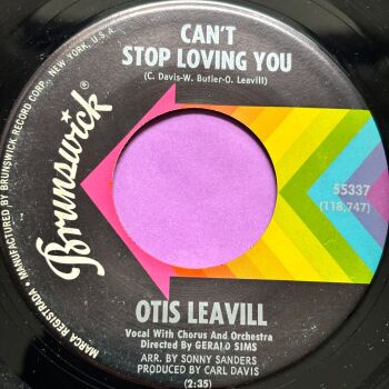 Otis Leavill-Can't stop loving you-Brunswick E+