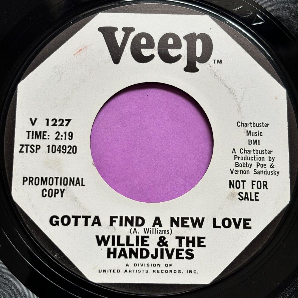 Willie and the Handjives-Gotta find a new love-Veep WD E+