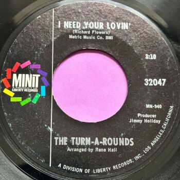Turn-A-Rounds-I need your lovin'-Minit E+