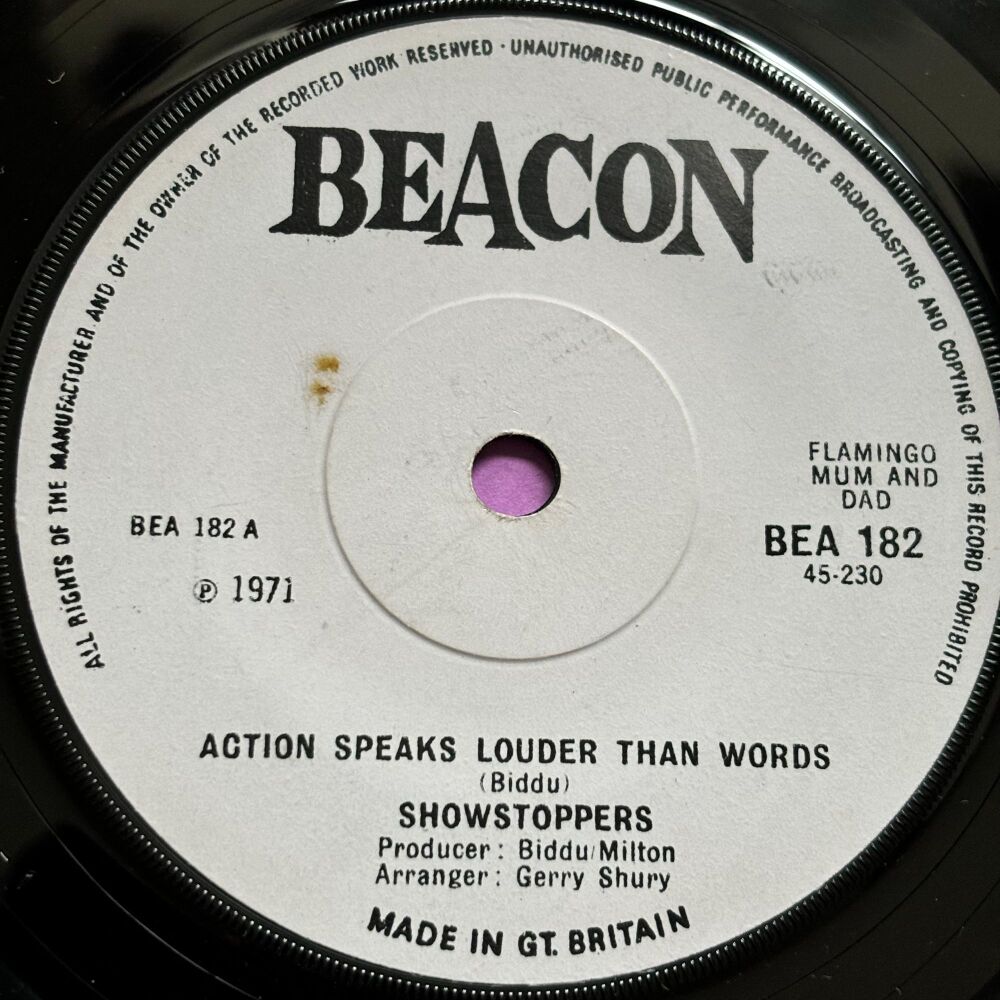 Showstoppers-Action speaks louder than words-UK Beacon E+