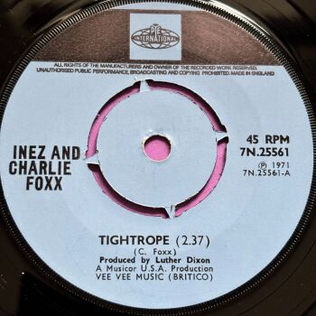 Inez and Charlie Foxx-Tightrope-UK Pye Int. E+