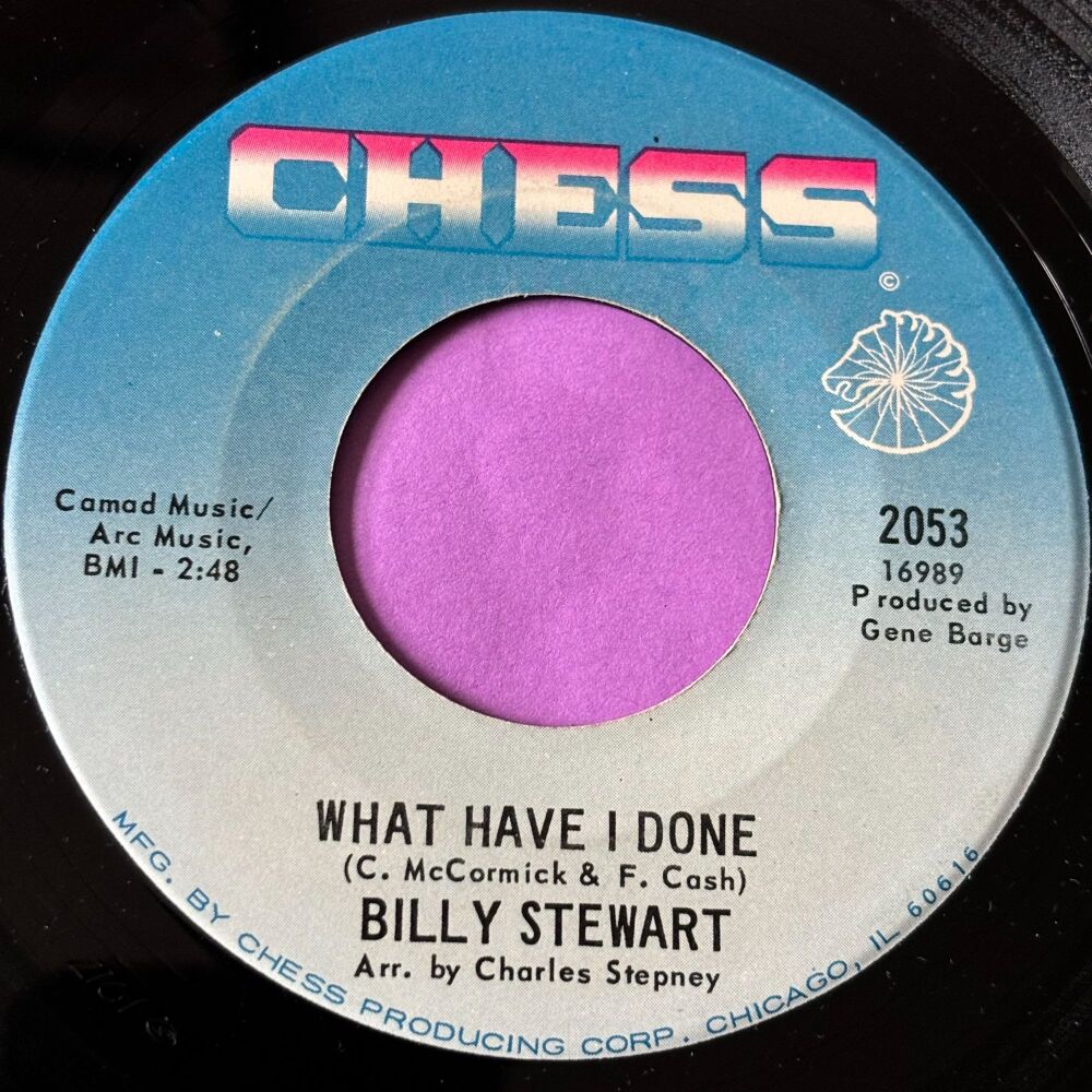 Billy Stewart-What have I done-Cadet E+