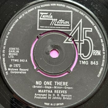 Martha Reeves-No one there-TMG 843 E+