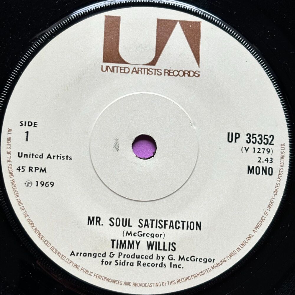 Timmy Willis-Mr Soul Satisfaction-UA E+