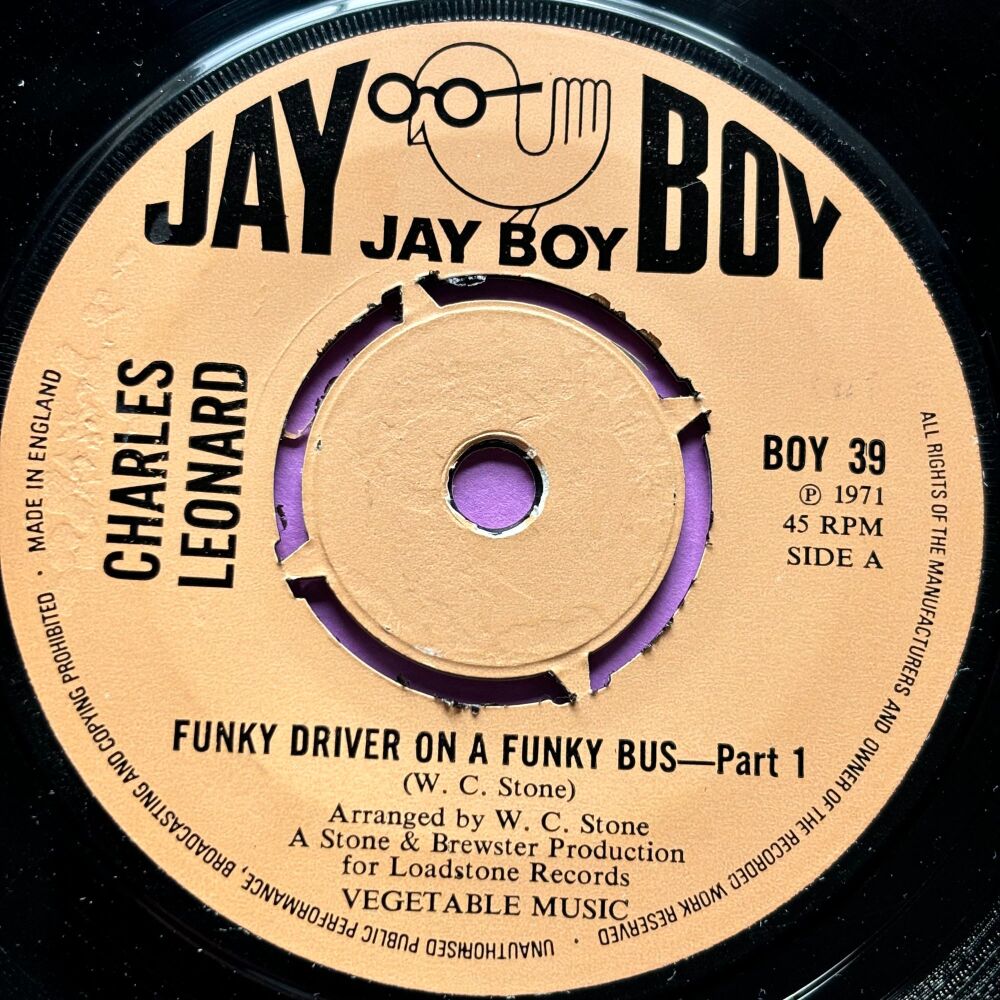 Charles Leonard-Funky driver on a funky bus-UK Jay Boy E+