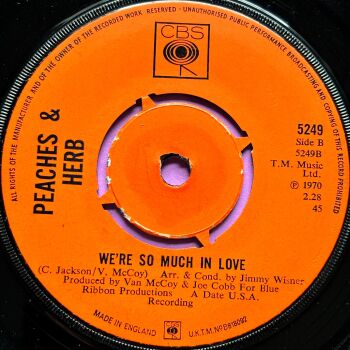 Peaches and Herb-We're so much in love-UK CBS E+