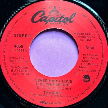 Tavares-Never had a love like this before-Capitol  E+