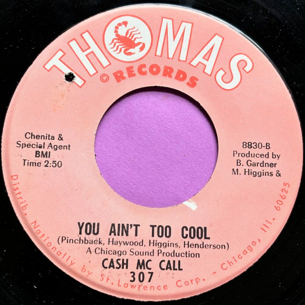 Cash McCall-You ain't too cool-Thomas E+