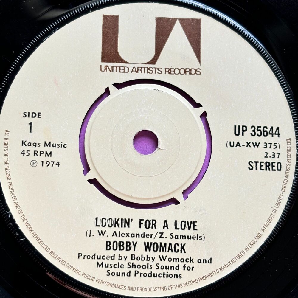 Bobby Womack-Lookin' for a love-UK UA E+