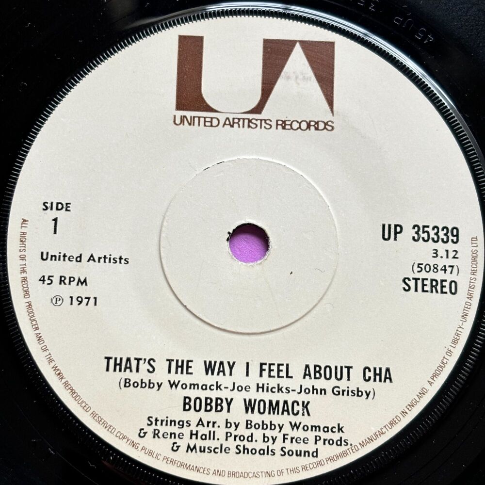 Bobby Womack-That's the way I feel about you-UK UA E+