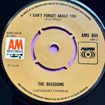 Decisions-I can't forget about you-UK A&M E+