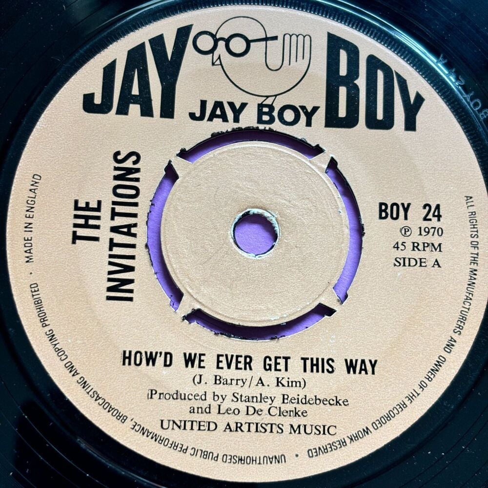 Invitations-How'd we ever get this way-UK Jay Boy E+