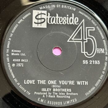 Isley Brothers-Love the one you're with-UK Stateside E+
