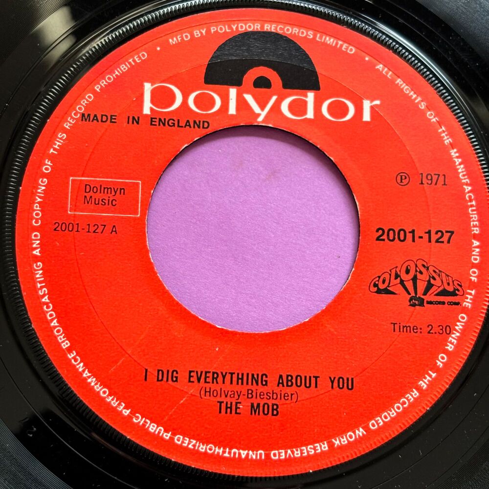 Mob-I dig everything about you-UK Polydor E+