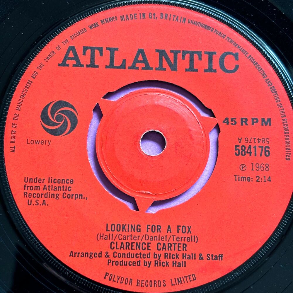 Clarence Carter-Looking for a fox-UK Atlantic E+