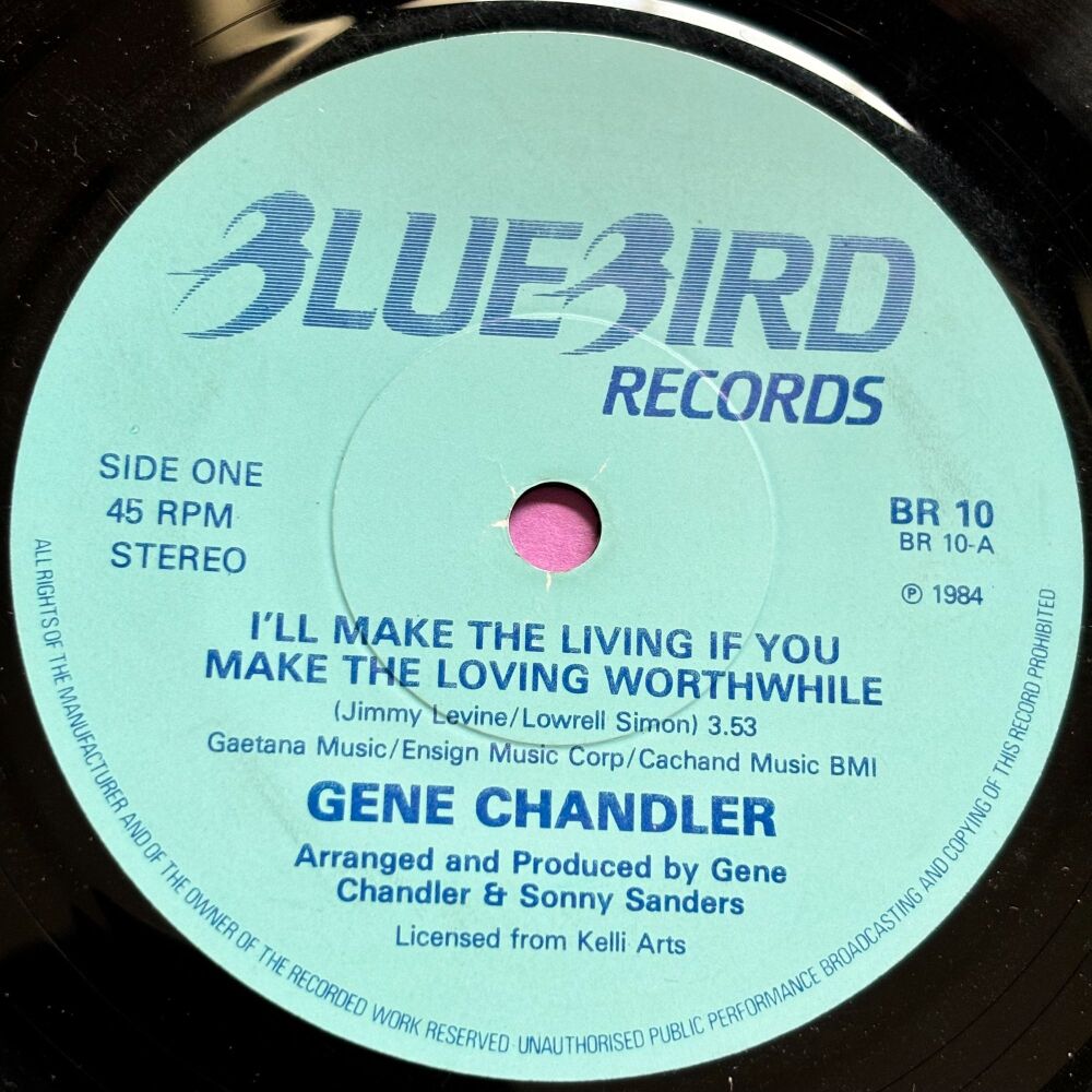 Gene Chandler-I'll make the living-UK Blue Bird E+