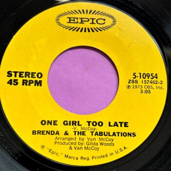 Brenda & the Tabulations-One girl too late-Epic E