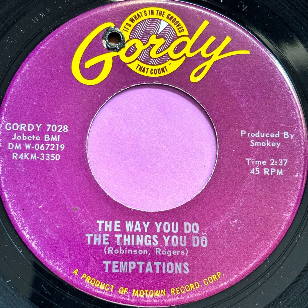 Temptations-The way you do the things you do-Gordy E+