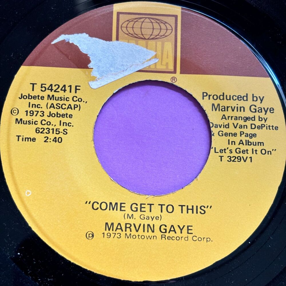 Marvin Gaye-Come get to this-Tamla LT E+