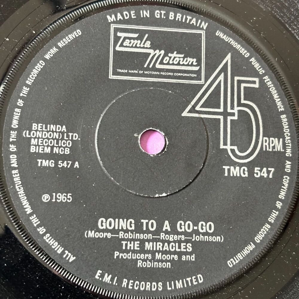 Miracles-Going to a go-go-TMG 547 E+