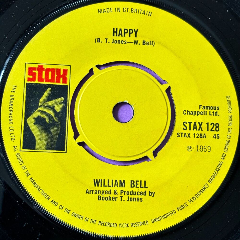 William Bell-Happy-UK Stax E+