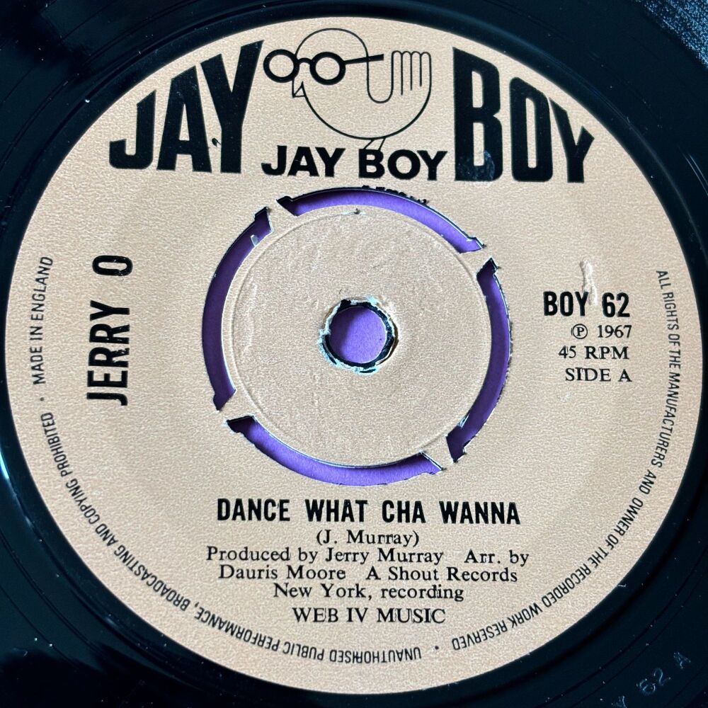 Jerry O-Dance what cha wanna -UK Jay Boy E+