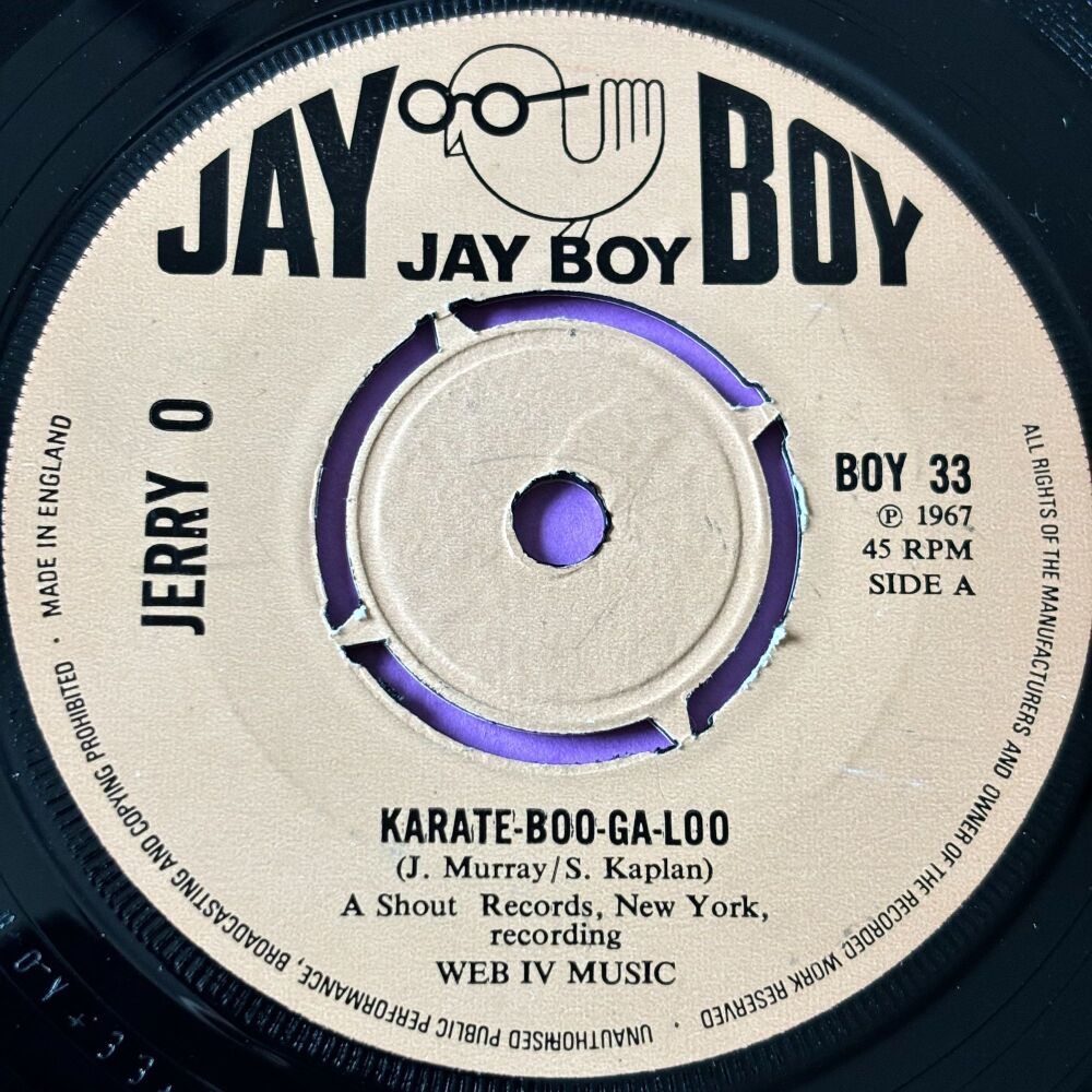 Jerry O-Karate Boo-ga-loo-UK Jay Boy E+